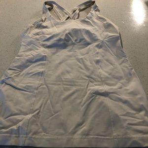 White, Lululemon Tank Sz 6